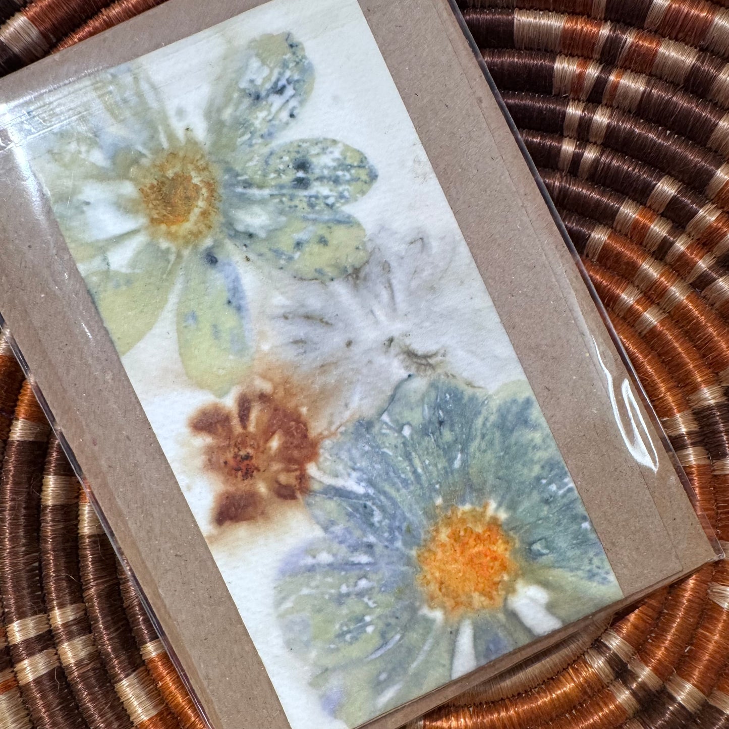 Eco Printed Card Duo