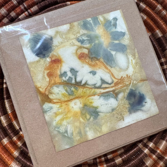 Eco Printed Card Duo