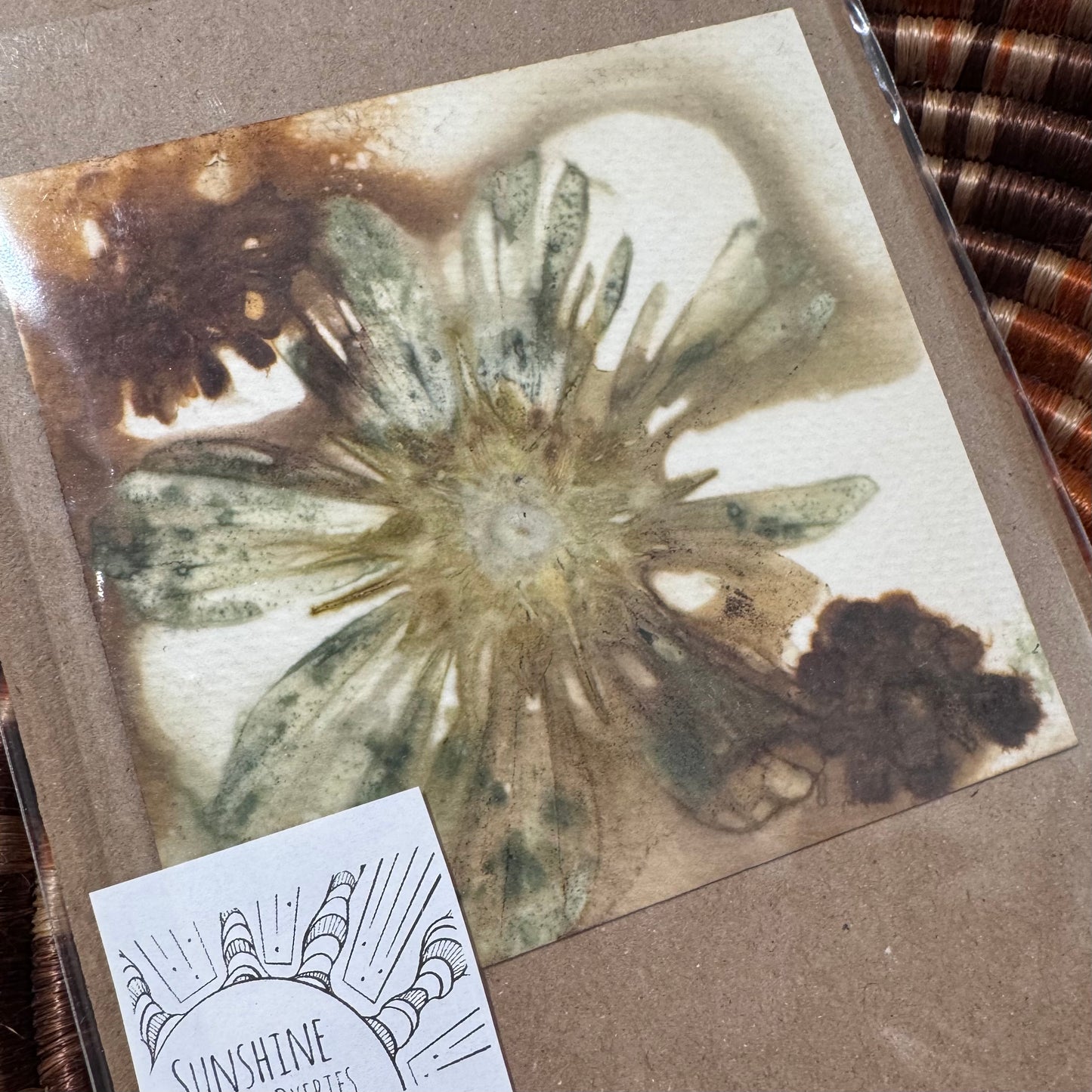 Eco Printed Card Duo