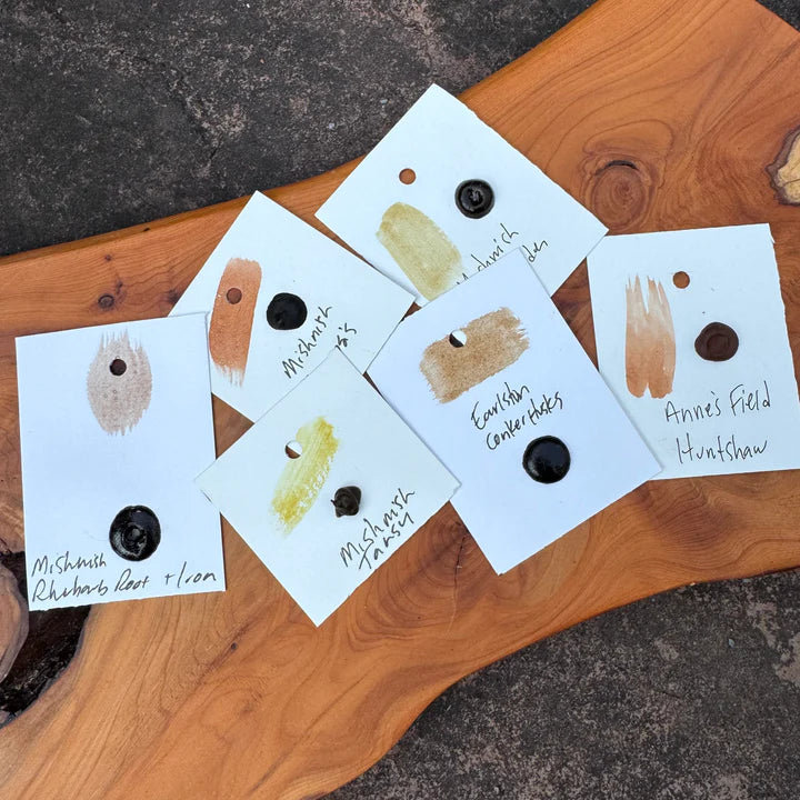 Watercolour Dots - Handmade from Locally Grown Natural Botanical and Local Earth Pigments