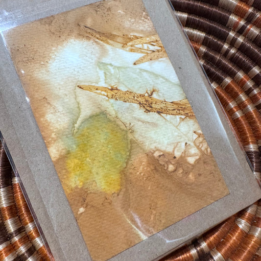 Eco Printed Card Duo