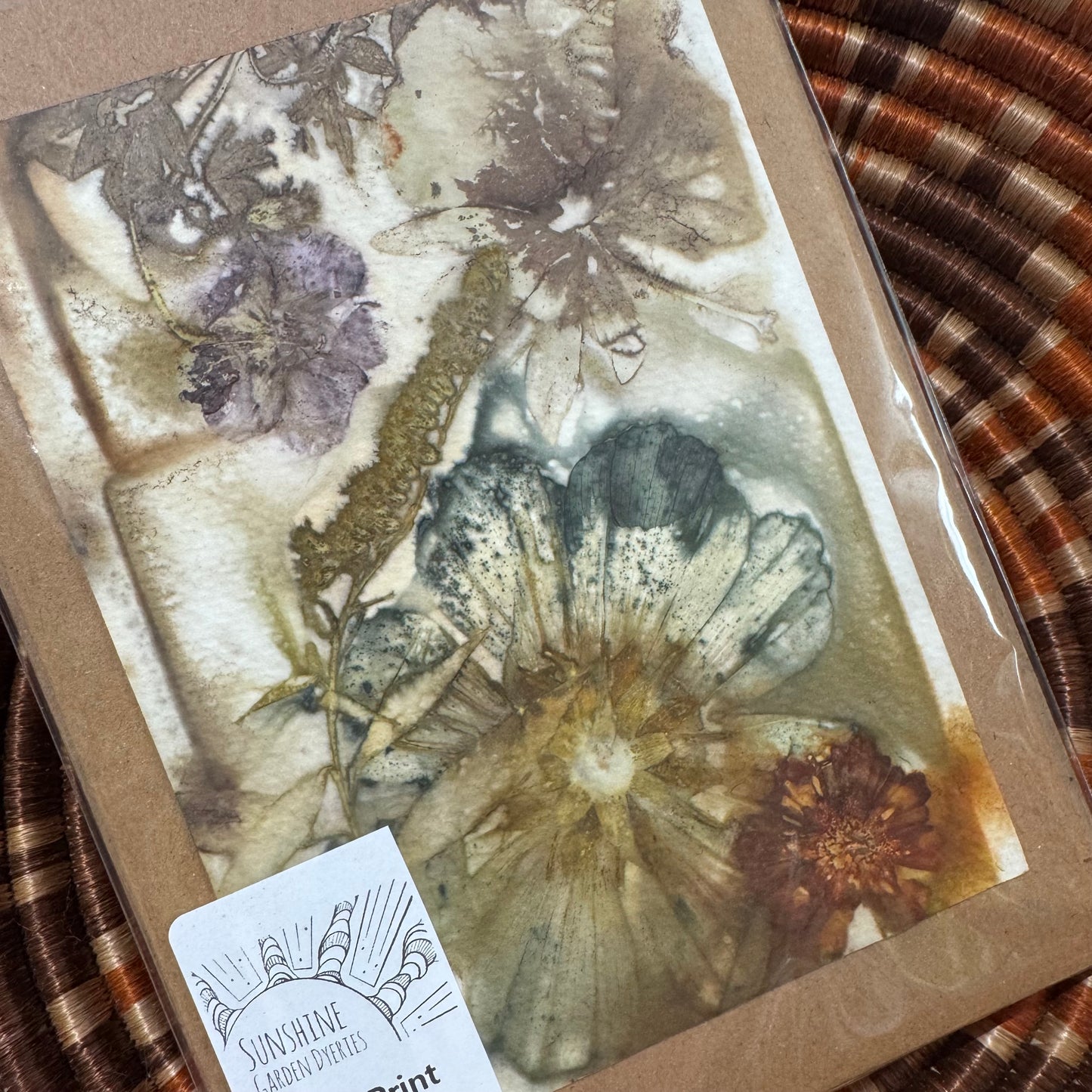 Eco Printed Card Duo