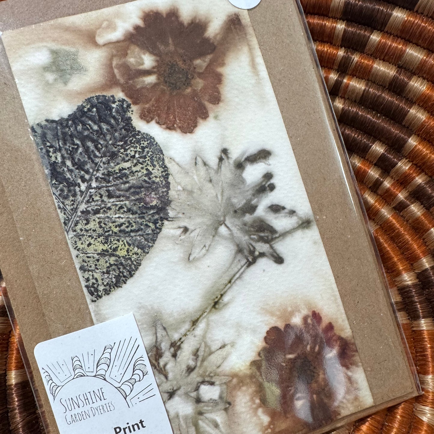 Eco Printed Card Duo