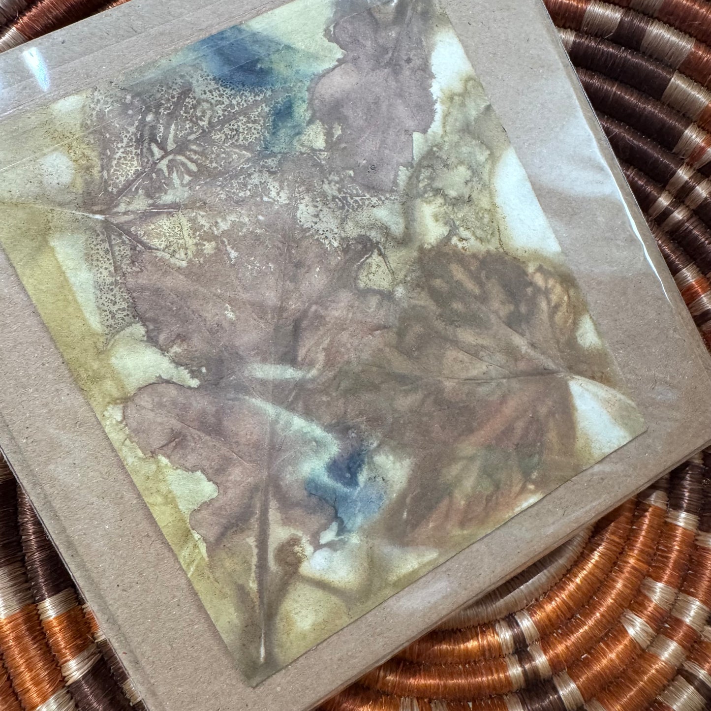 Eco Printed Card Duo