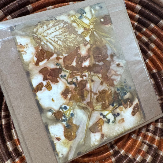 Eco Printed Card Duo