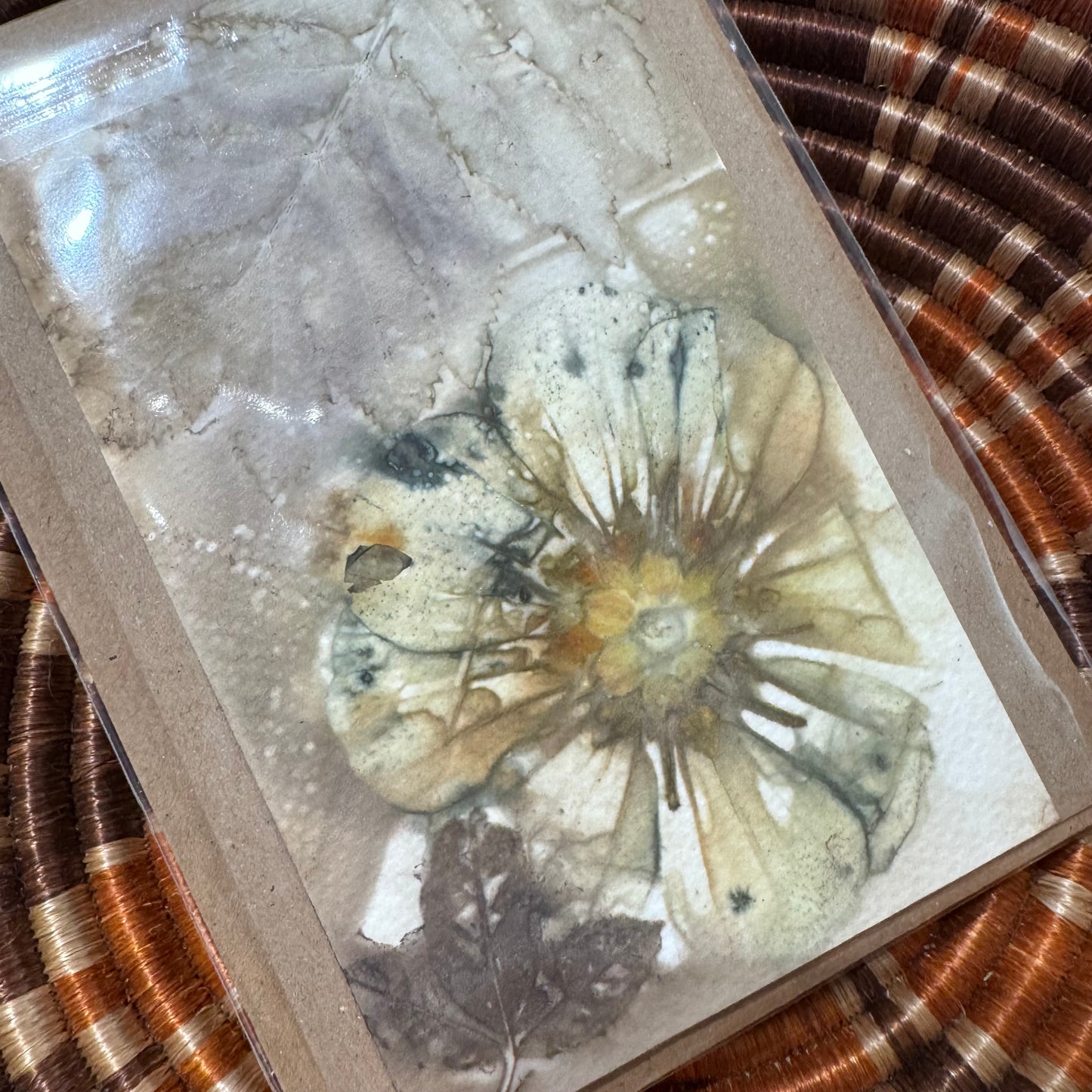 Eco Printed Card Duo